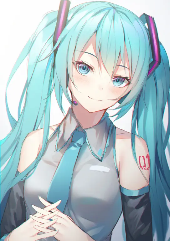 Gambar fanart Hatsune Miku yang bertanggung jawab dan etis