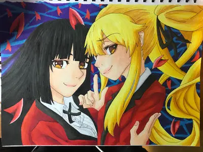 Gambar fanart Kakegurui yang aman untuk semua umur