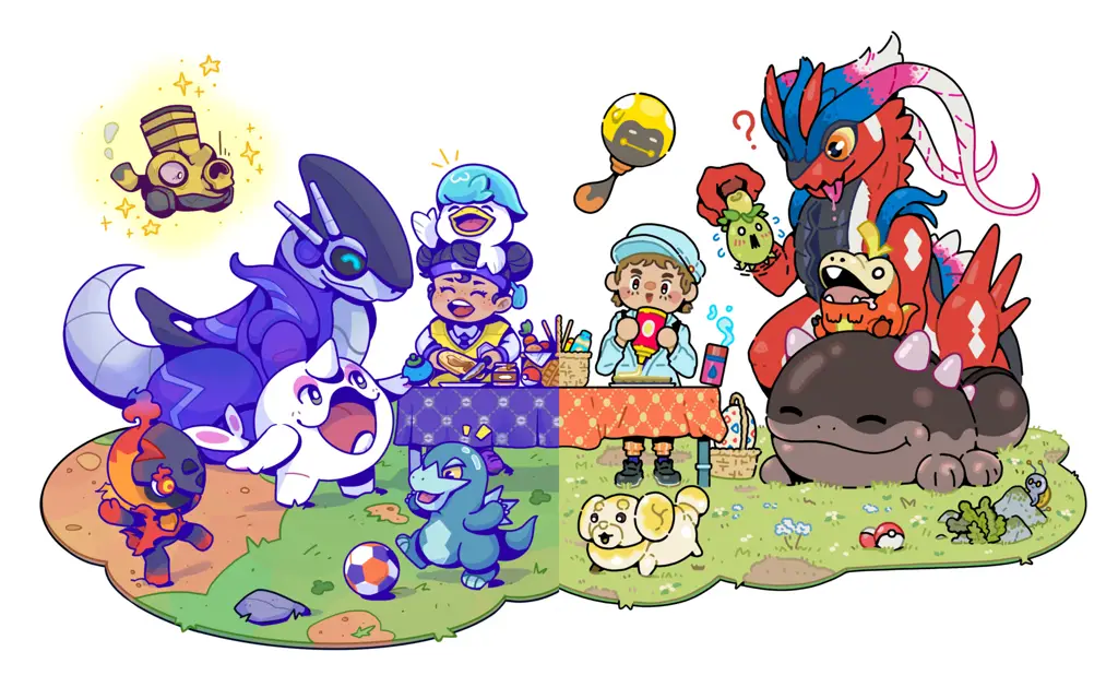 Gambar fanart Pokemon yang aman dan ramah anak