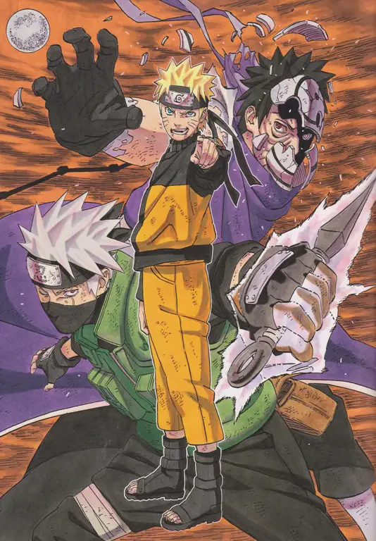 Gambar artwork Naruto resmi