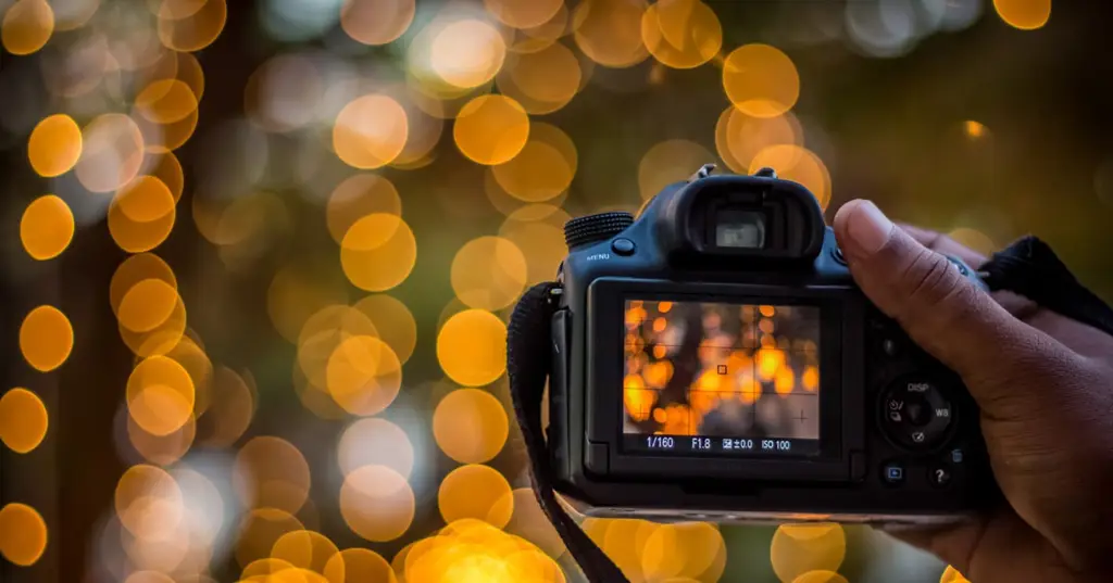 Contoh efek bokeh pada video