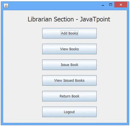 Contoh kode Java yang menggunakan sebuah library