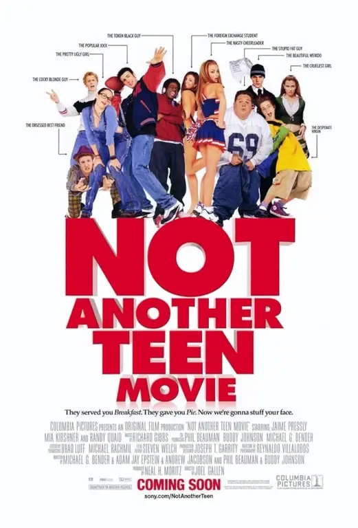 Adegan-adegan parodi film remaja dalam Not Another Teen Movie