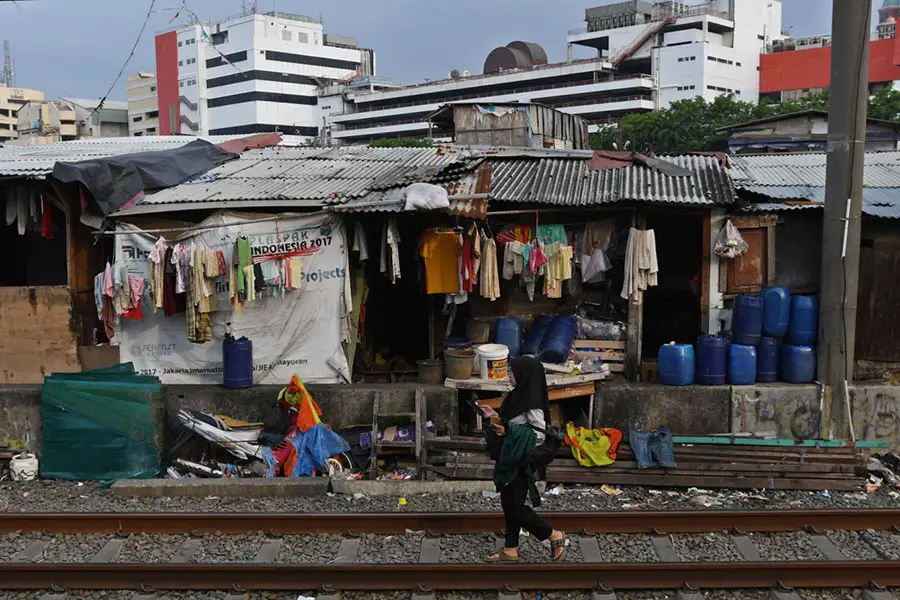 Gambar kemiskinan di Indonesia