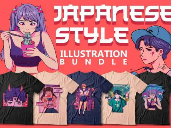 Contoh desain karakter anime Jepang