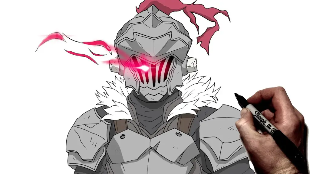 Gambar desain karakter Goblin Slayer