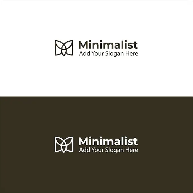 Contoh desain logo minimalis