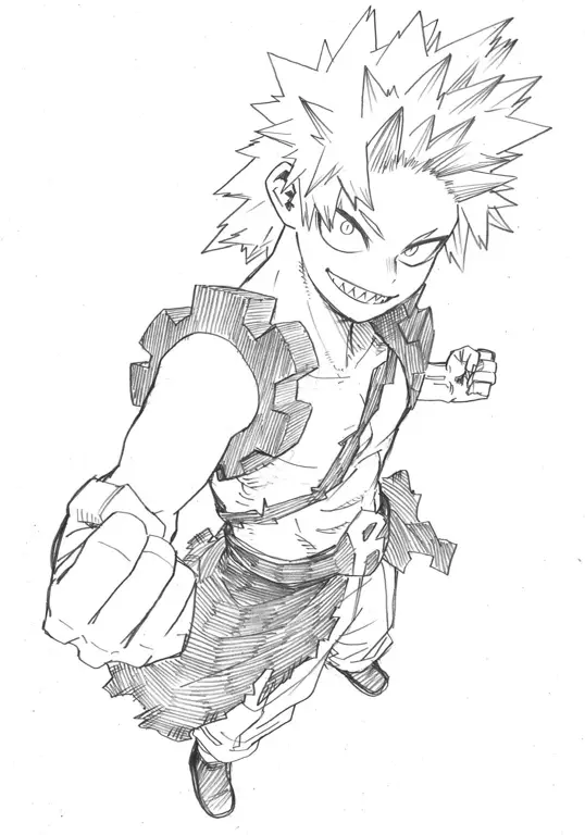 Sketsa desain pesawat karya Jiro Horikoshi