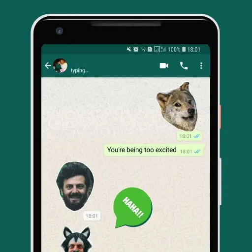 Contoh desain stiker WhatsApp yang menarik dan kreatif