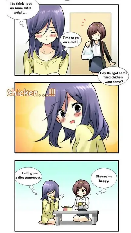 Contoh panel komik hentai