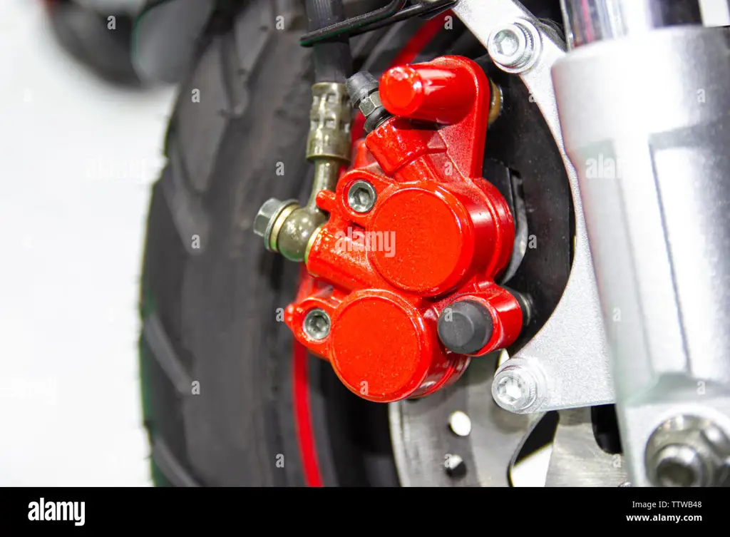 Gambar detail sistem pengereman motor