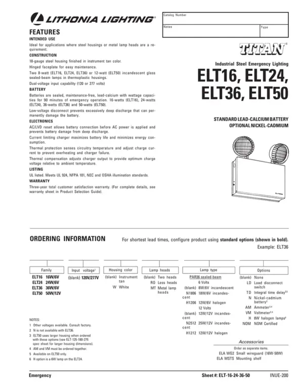 Lembar spesifikasi elektronik