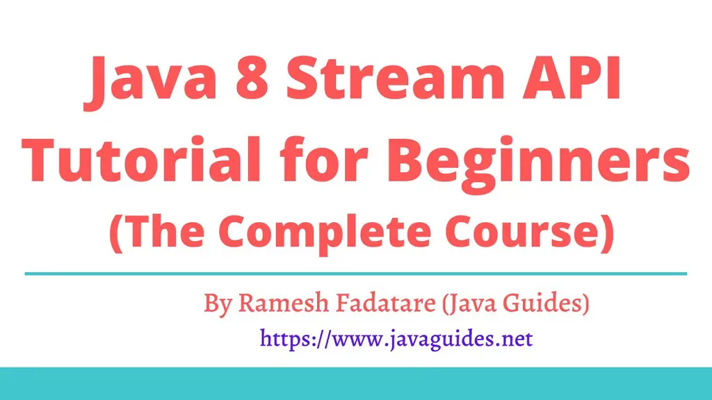 Contoh penggunaan Java Streams API