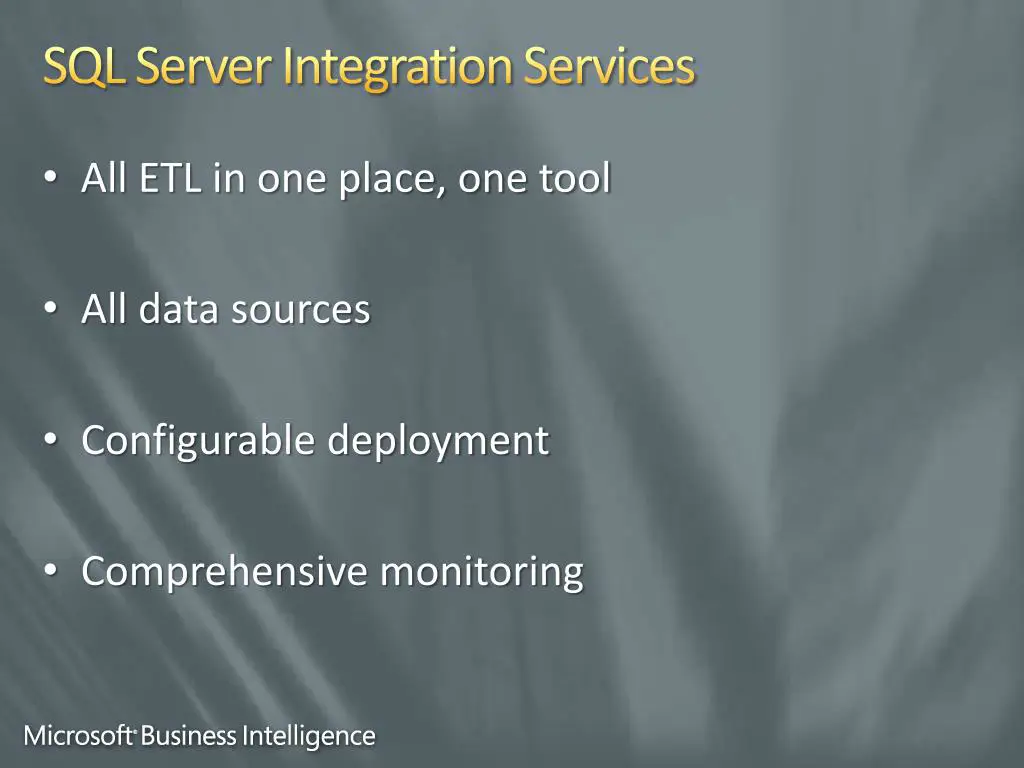 Arsitektur SQL Server Integration Services