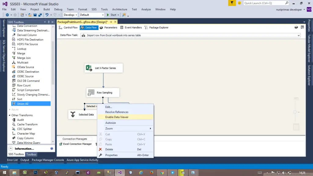 Arsitektur SQL Server Integration Services