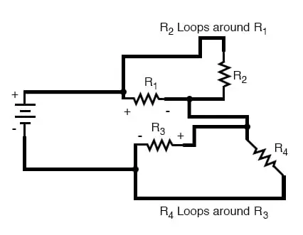 Gambar diagram teknis yang kompleks