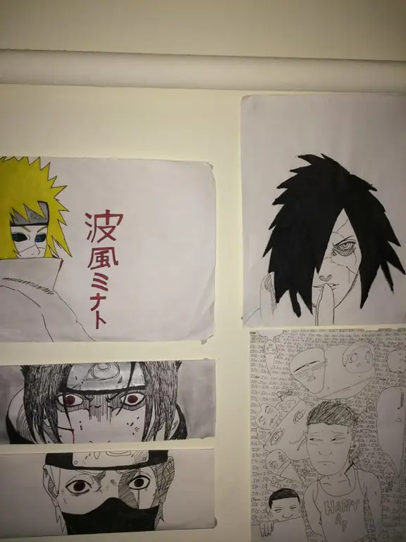 Gambar digital art Naruto dewasa