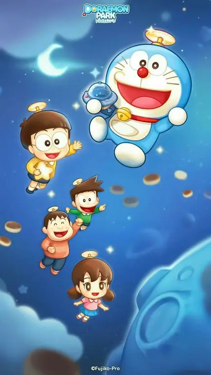 Gambar Doraemon dan teman-temannya