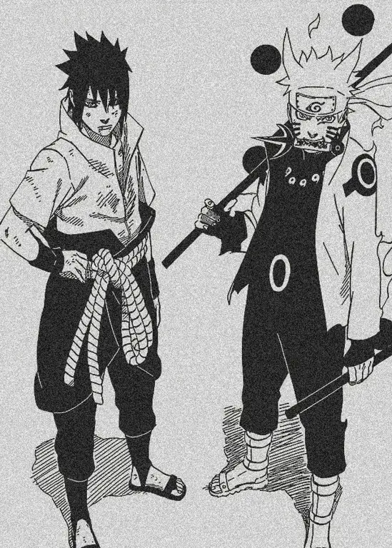 Gambar doujinshi Naruto dan Sasuke hentai