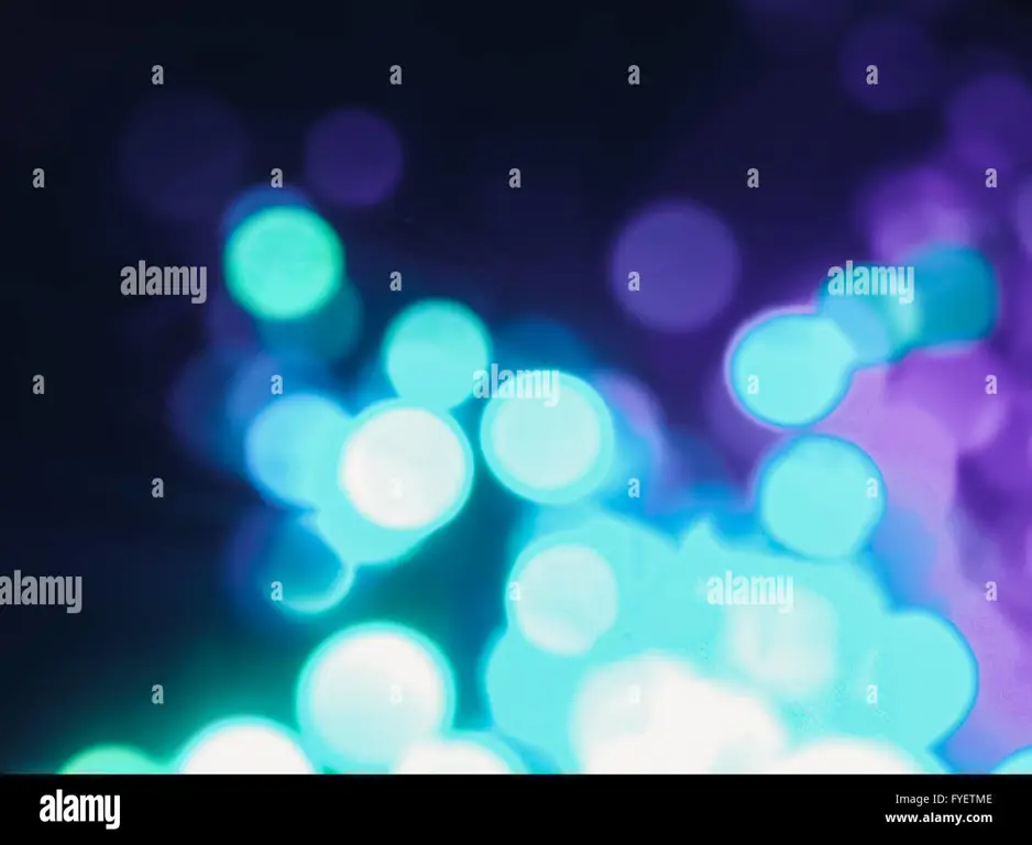 Lampu bokeh warna-warni