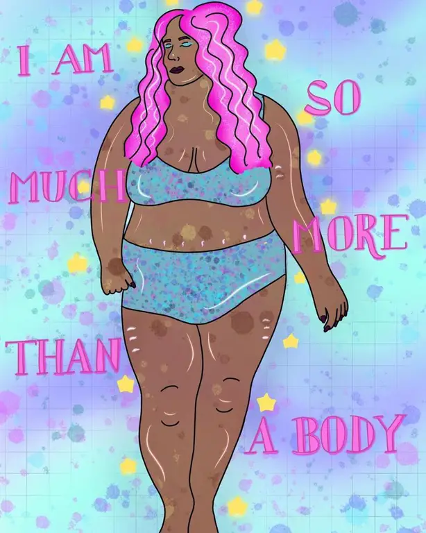 Seni body positivity