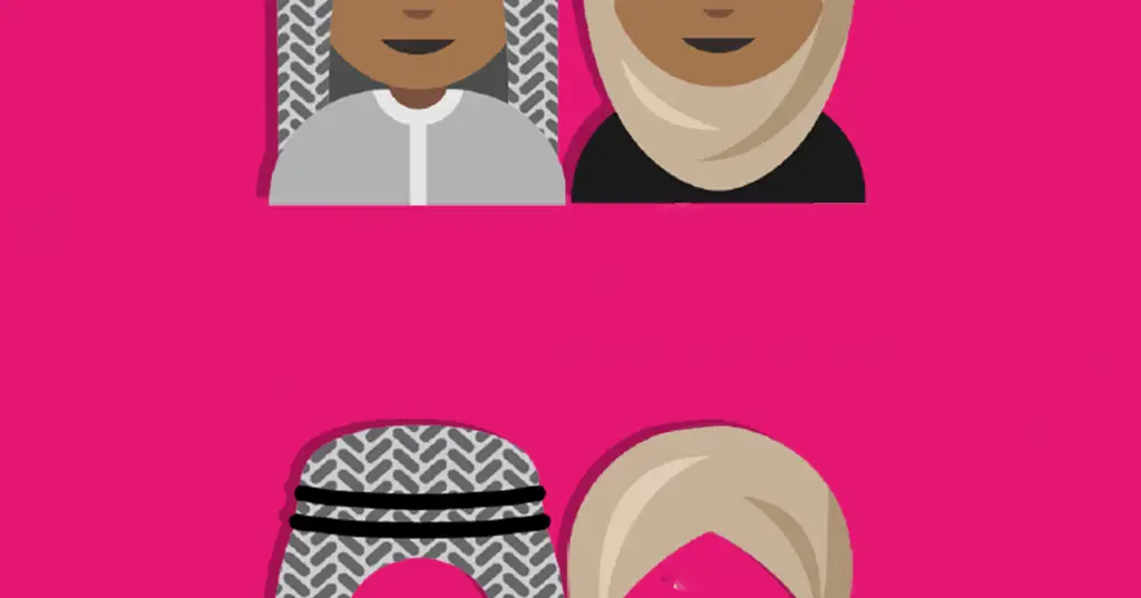 Contoh penggunaan emoji hijab di media sosial