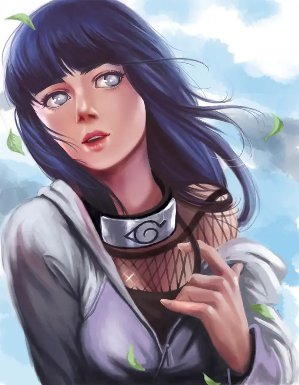 Gambar fan art Hinata Hyuga