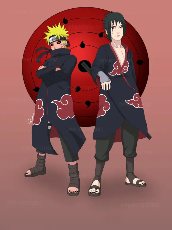 Gambar fan art karakter Naruto