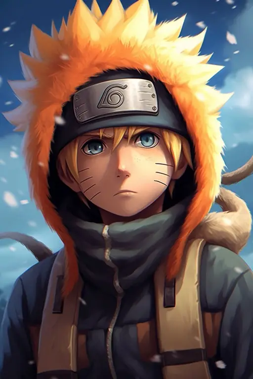 Gambar fan art Naruto yang aman untuk dilihat di tempat kerja