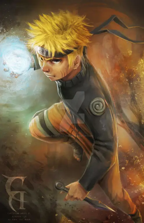 Gambar fan art Naruto