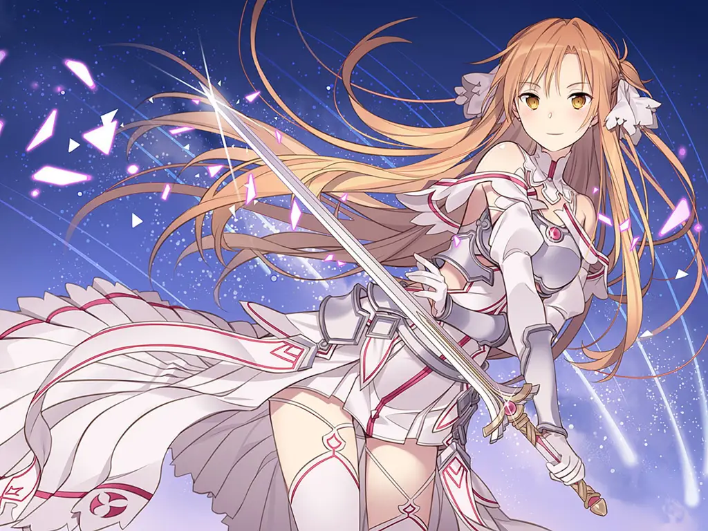 Gambar fanart Asuna dari Sword Art Online