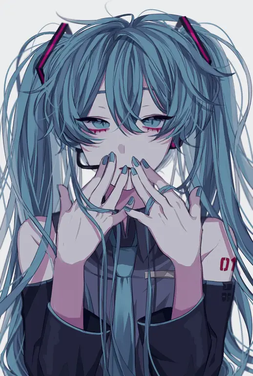 Gambar fanart Hatsune Miku yang aman untuk dilihat