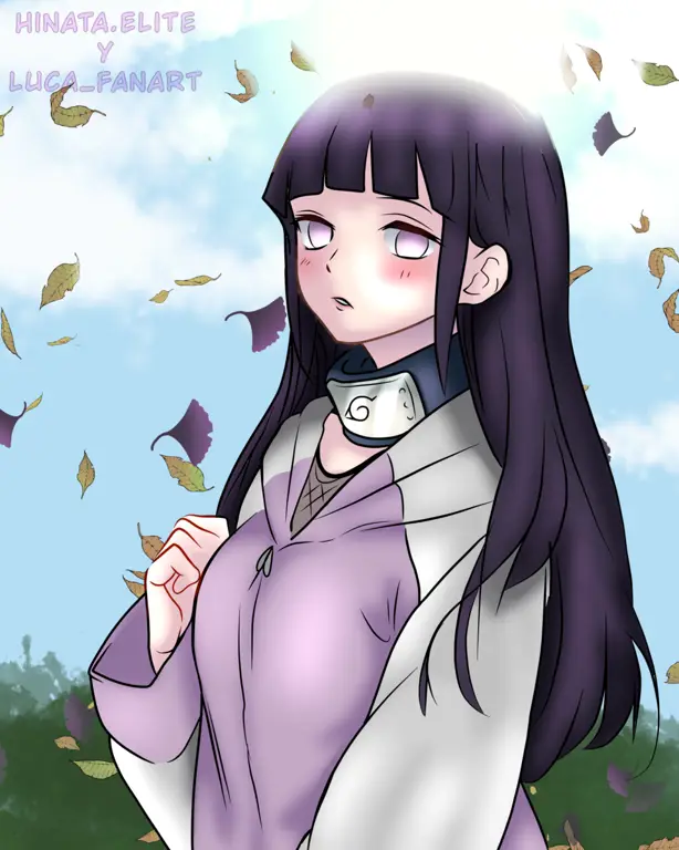 Gambar fanart Hinata Hyuga