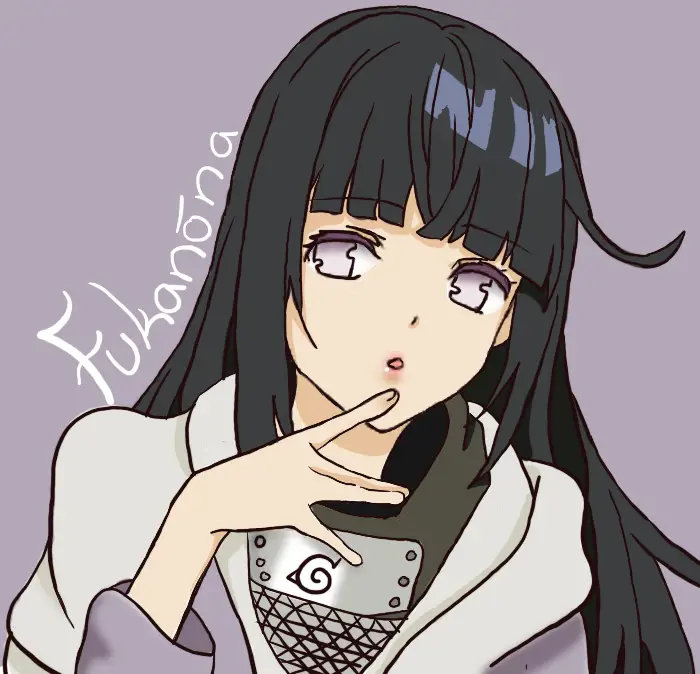 Gambar fanart Hinata Hyuga yang aman dan ramah keluarga