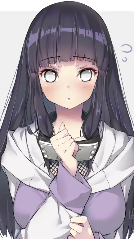 Gambar fanart Hinata Hyuga yang cantik