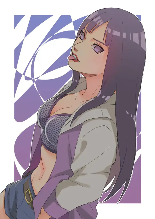 Gambar fanart Hinata yang seksi