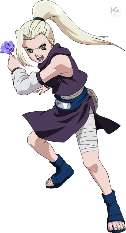 Gambar fanart Ino Yamanaka yang cantik dan elegan.