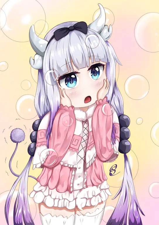 Gambar fanart Kanna Misaki yang imut dan tidak seksual