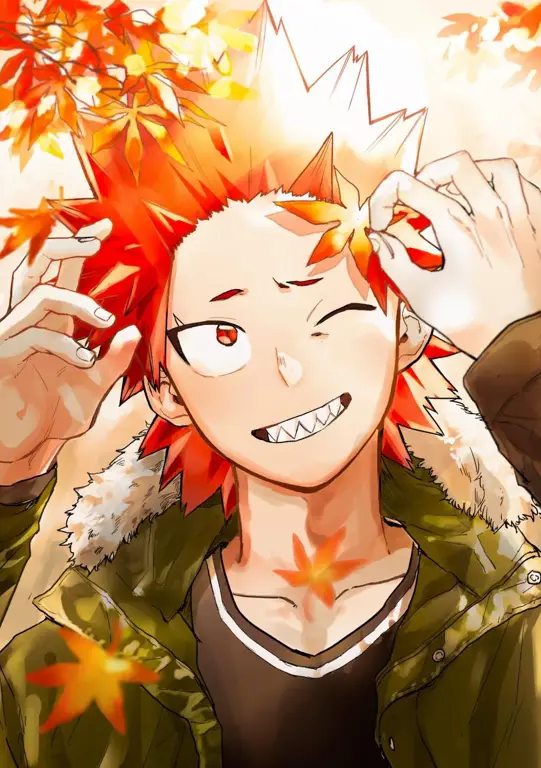 Gambar fanart Kirishima yang aman untuk dilihat