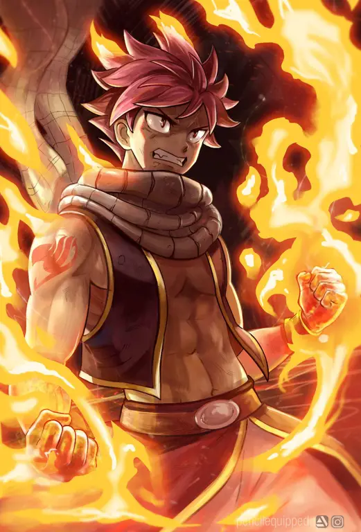 Gambar fanart Natsu Dragneel