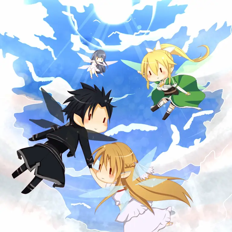 Gambar fanart Sword Art Online yang aman untuk dilihat