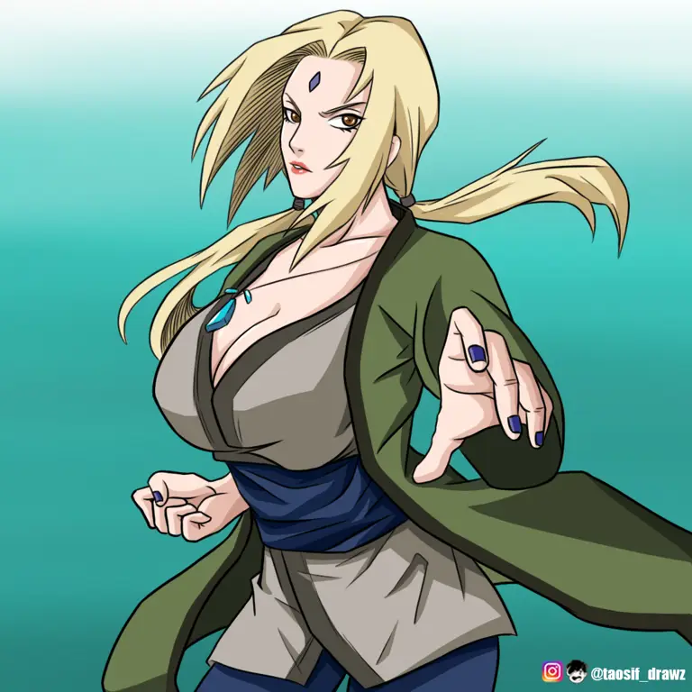 Gambar fanart Tsunade dari Naruto