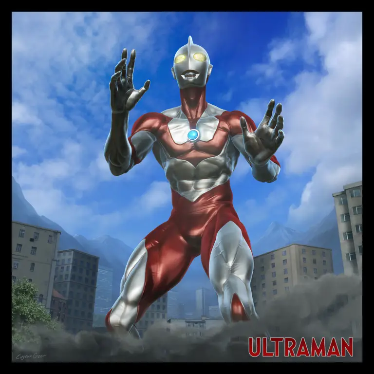 Gambar fanart Ultraman dengan tema dewasa