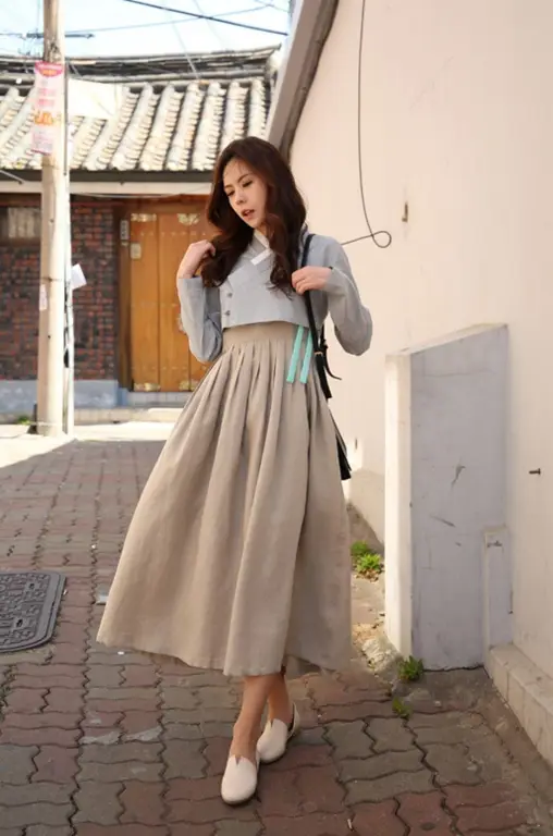 Gaya fashion wanita Korea