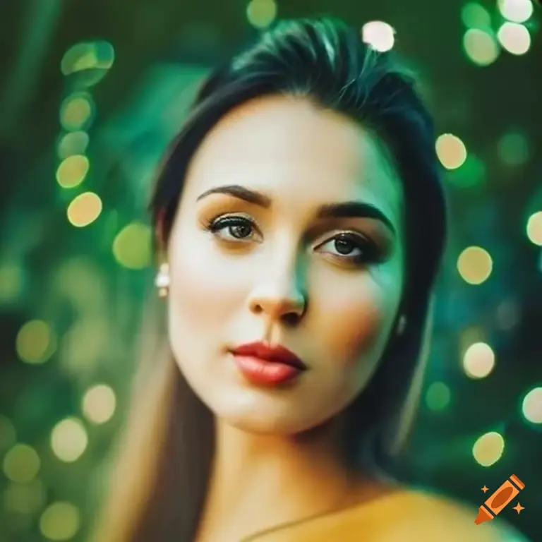 Foto close up dengan efek bokeh yang halus dan indah.