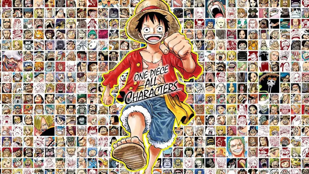 Ilustrasi karakter One Piece