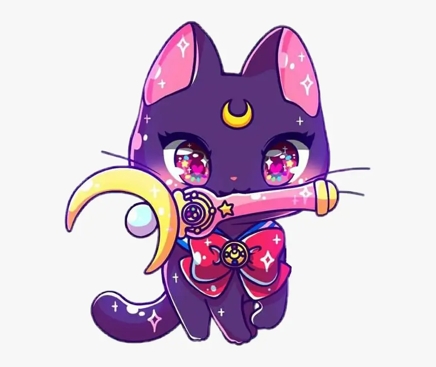 Gambar chibi Luna dari Sailor Moon