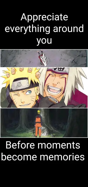 Gambar-gambar positif yang menampilkan Naruto