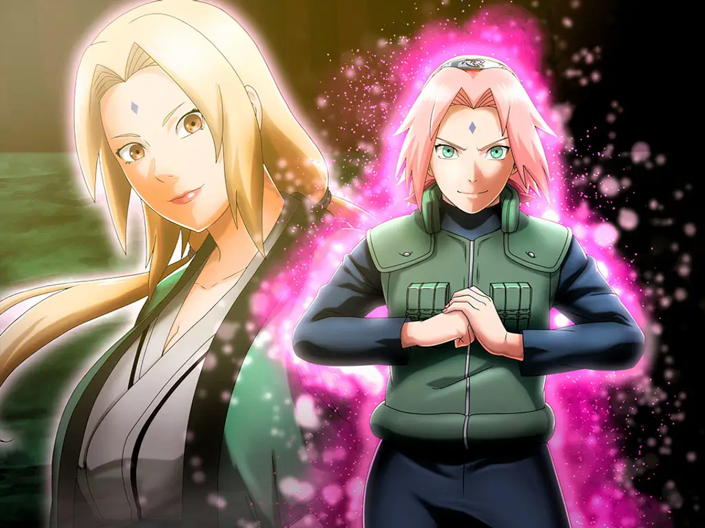 Gambar resmi Tsunade dari serial Naruto