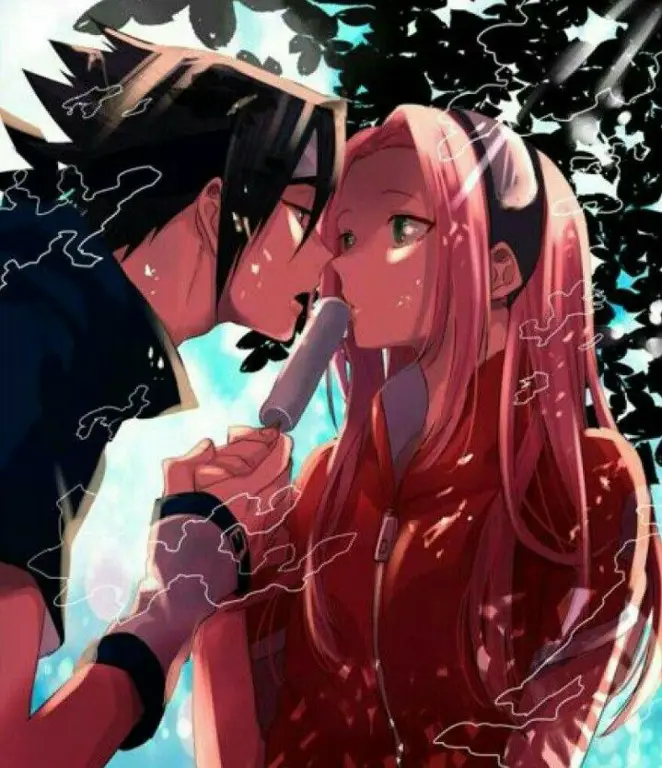 Gambar romantis Naruto dan Sakura